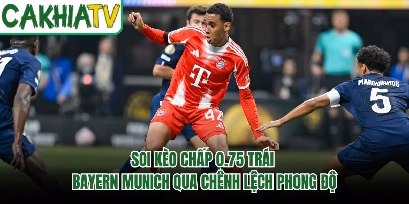 Soi Kèo Chấp 0.75 Trái Bayern Munich Qua Chênh Lệch Phong Độ